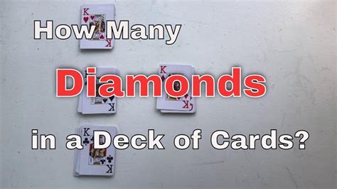 how many diamonds are in a deck of 52